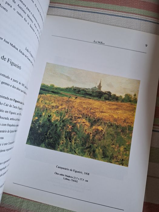 Catálogo de exposição de José Malhoa em  Figueiró dos Vinhos