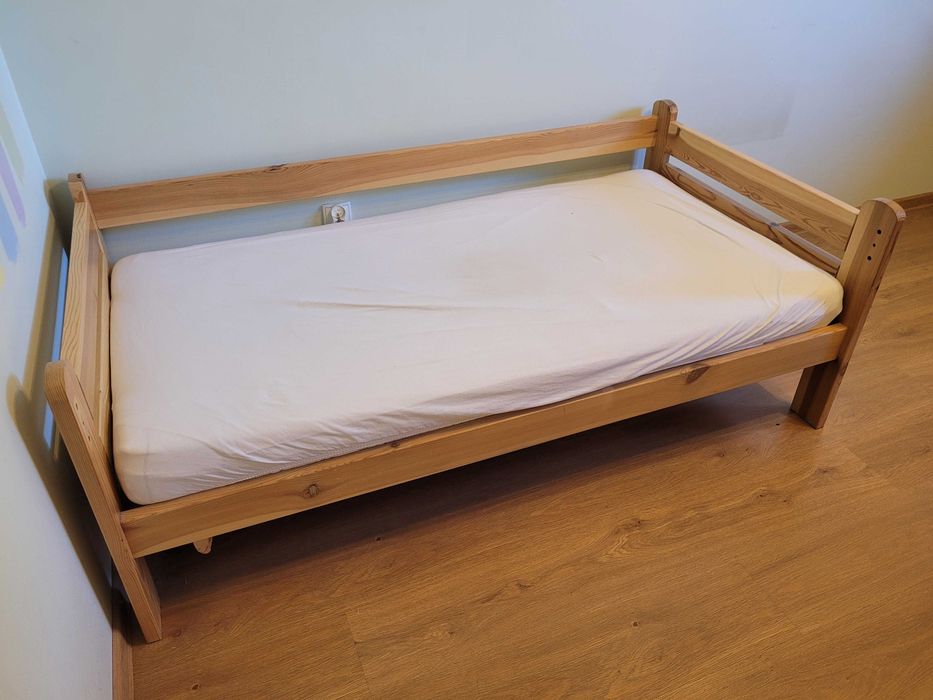 Łóżko sosnowe Kubuś na materac 160x80