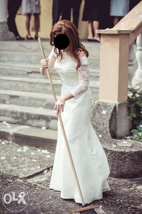 Suknia ślubna, BOLERKO, GALA ZASTA 34/36 + dodatki