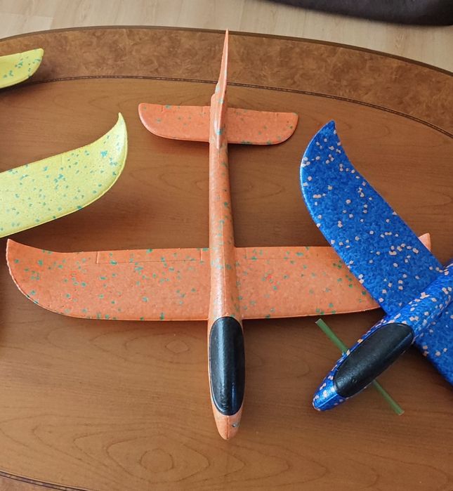 Zestaw 3 samolotów styropianowych