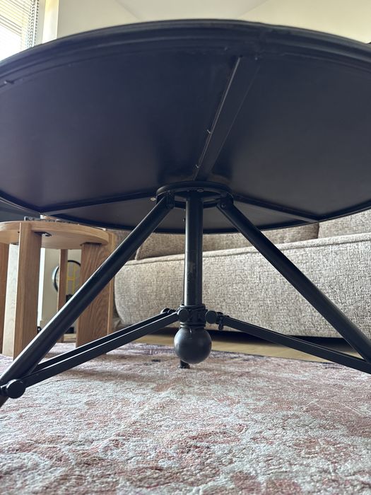 Industrialny stolik metalowy 78 cm