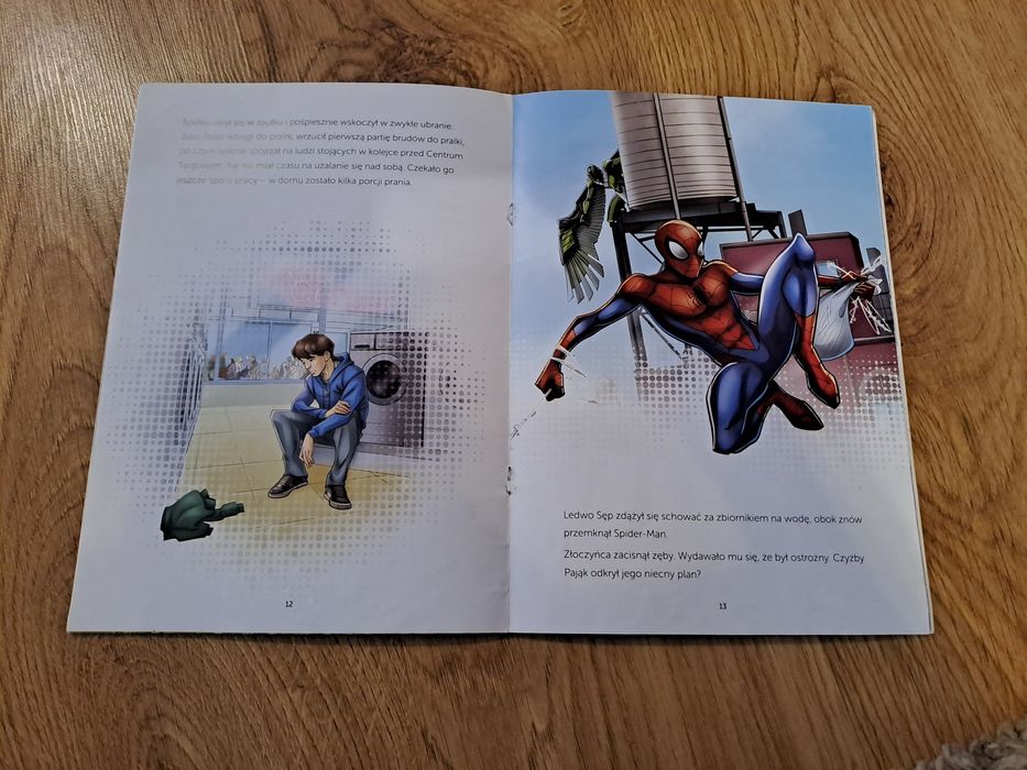 Książka Spiderman Wielkie pranie