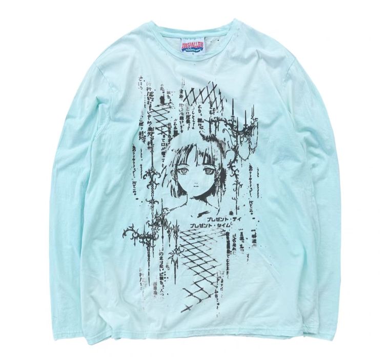 Y2k opium distress longsleeve
