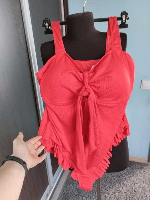 Новый шикарный совместный купальник большого размера 56-58