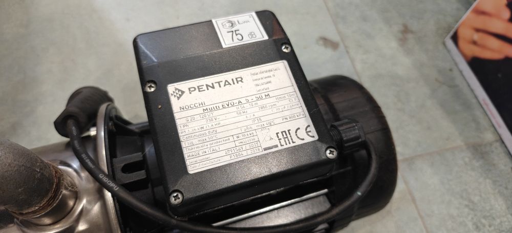 Pompa MULTI EVO-A 5/50 M 230V 120L6bar NOCCHI HD..Jak nowA.. PAT-KOM