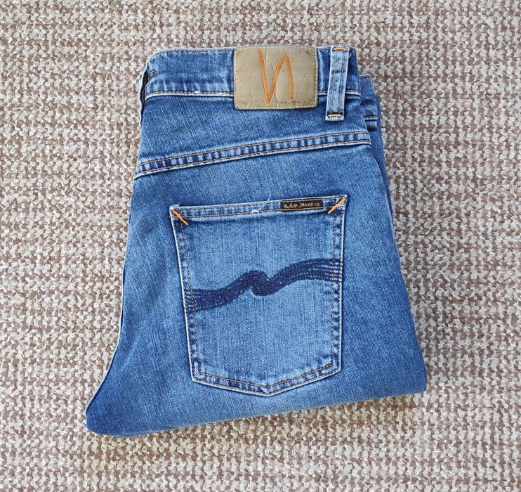 Nudie Jeans Grim Tim Ojai Blues джинсы оригинал W32 L30
