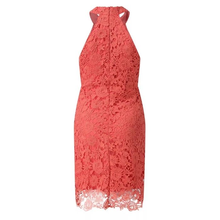 Vestido renda coral - NOVO