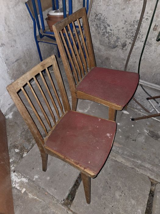 Krzesła Hałas typ 200 4 sztuki prl