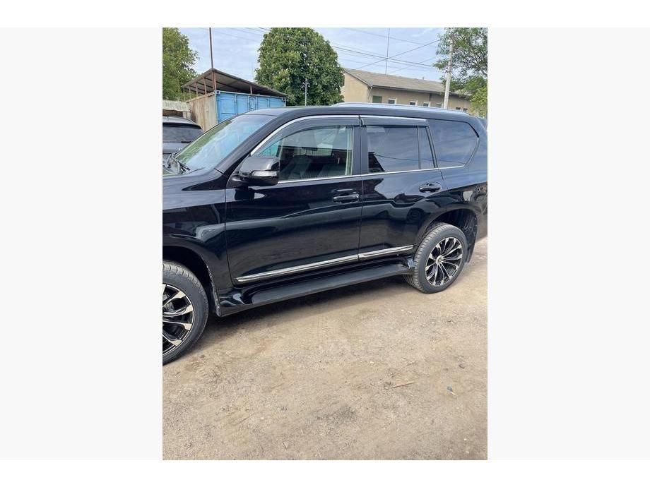 Lexus GX460 Бокові пороги (2 шт) Чорний колір (чорна підніжка)