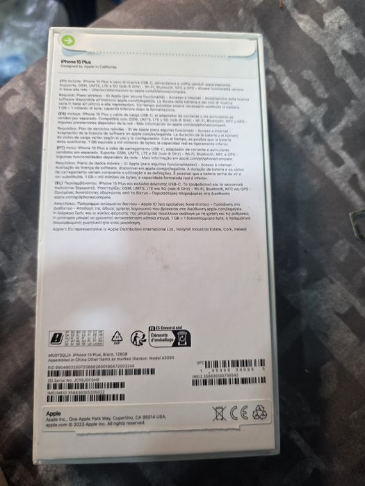 Iphone 15 plus 128 gb