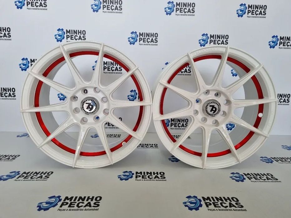 Jantes Seventy9 (SCF-F) em 15" Brancas Red Lip