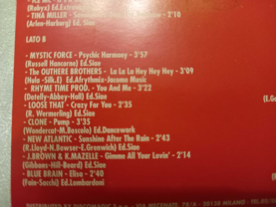 Dwie kasety magnetofonowe (MC) Hit Mania Christmas 1994 Orginał Włochy