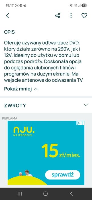 Odtwarzacz   DVD