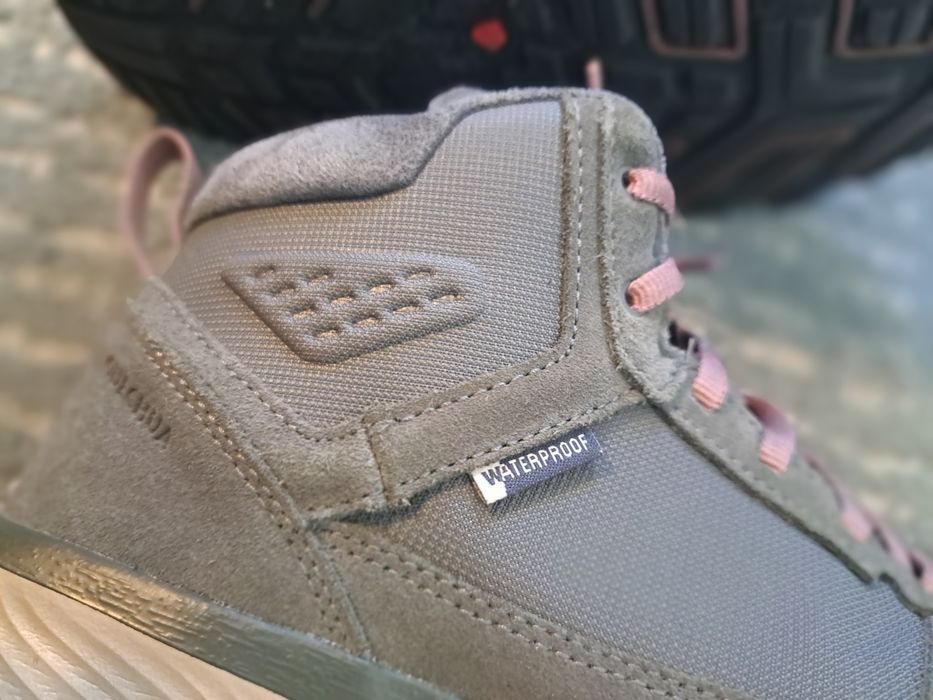 Bota de caminhada impermeáveis (mulher) NH500 WP cinzento