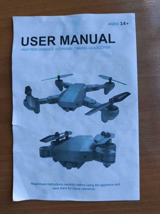 Drone Visuo Siluroid XS809H-W-HD-G