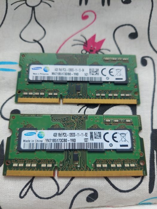 Pamięć RAM DDR3L 8GB (2x4GB) Samsung 1600MHz Laptop SO-DIMM