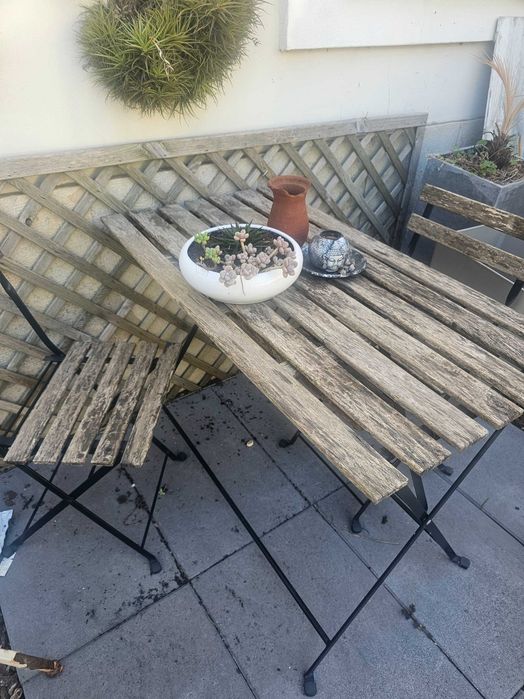 Conj.de 3 mesas de jardim