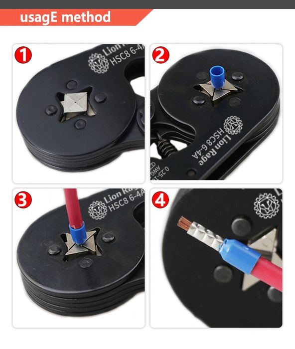 обжимка для кабельных наконечников