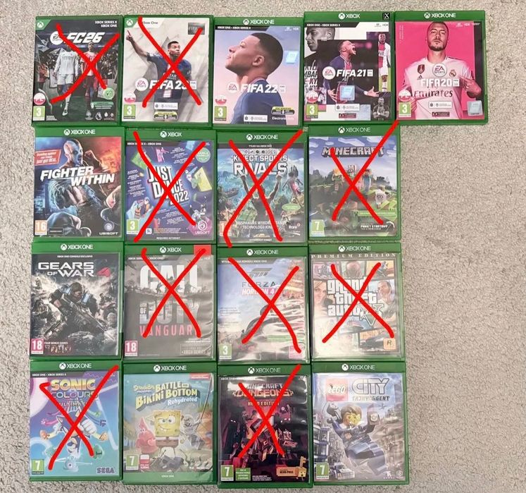 Xbox zestaw gier