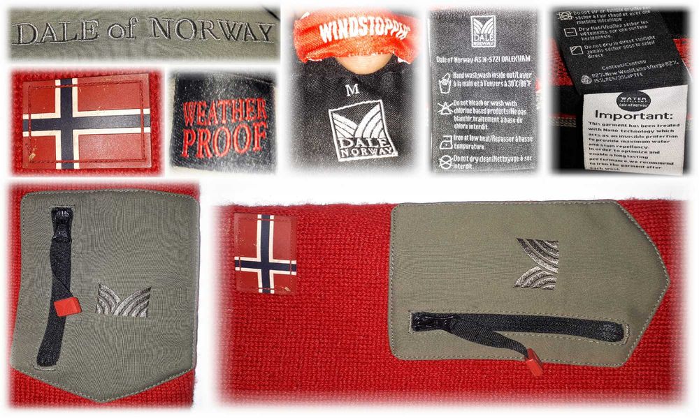 DALE OF NORWAY WINDSTOPPER WeatherProof Kurtka Damska WOOL +-170 L