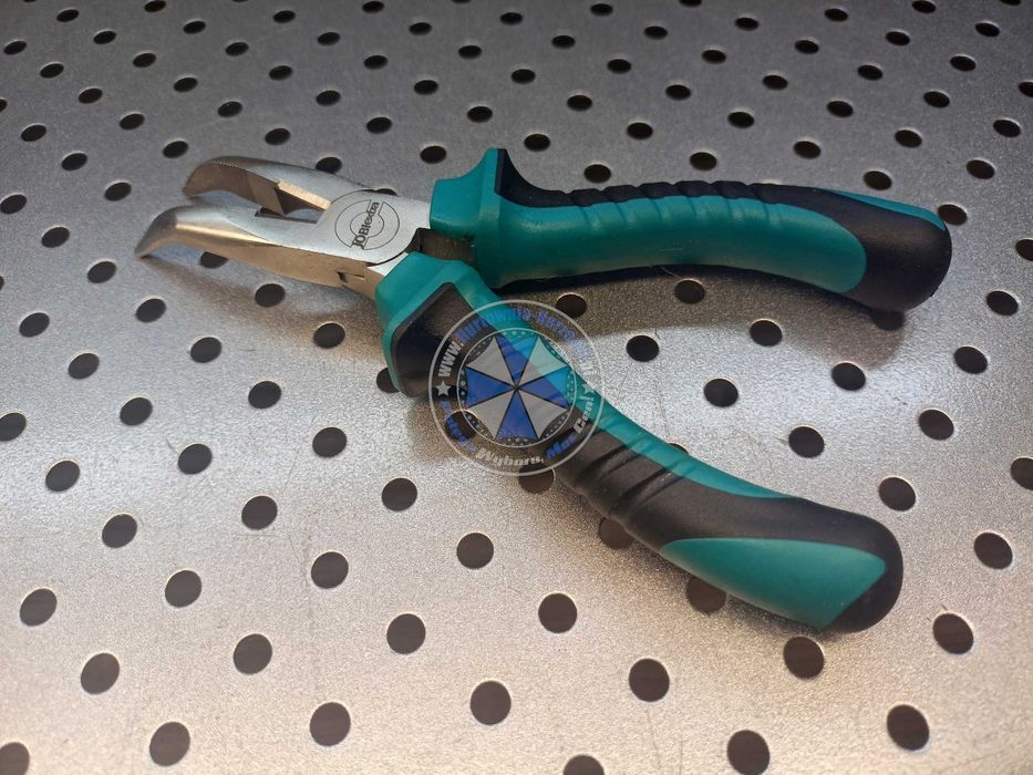 Szczypce wydłużone odgięte 160mm Cr-V szczypce odgięte 160mm