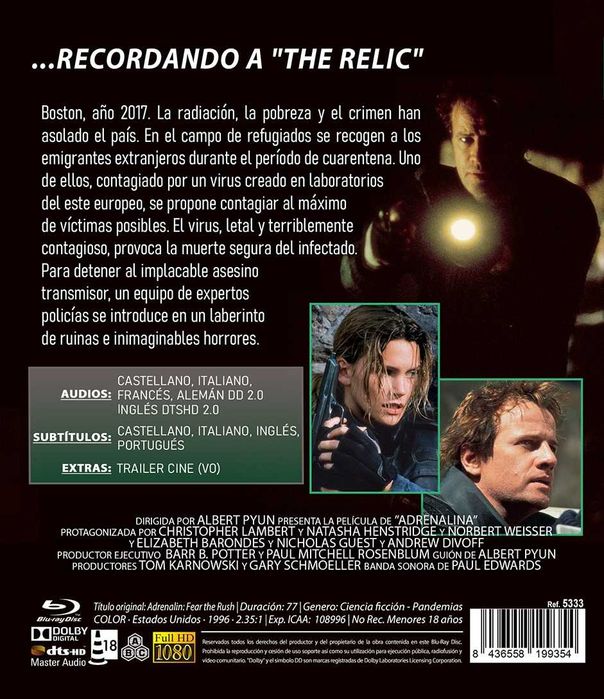 Adrenalina/Adrenalina (Blu-Ray)