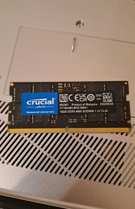 Crucial DDR5 16GB 4800MHz SO-DIMM