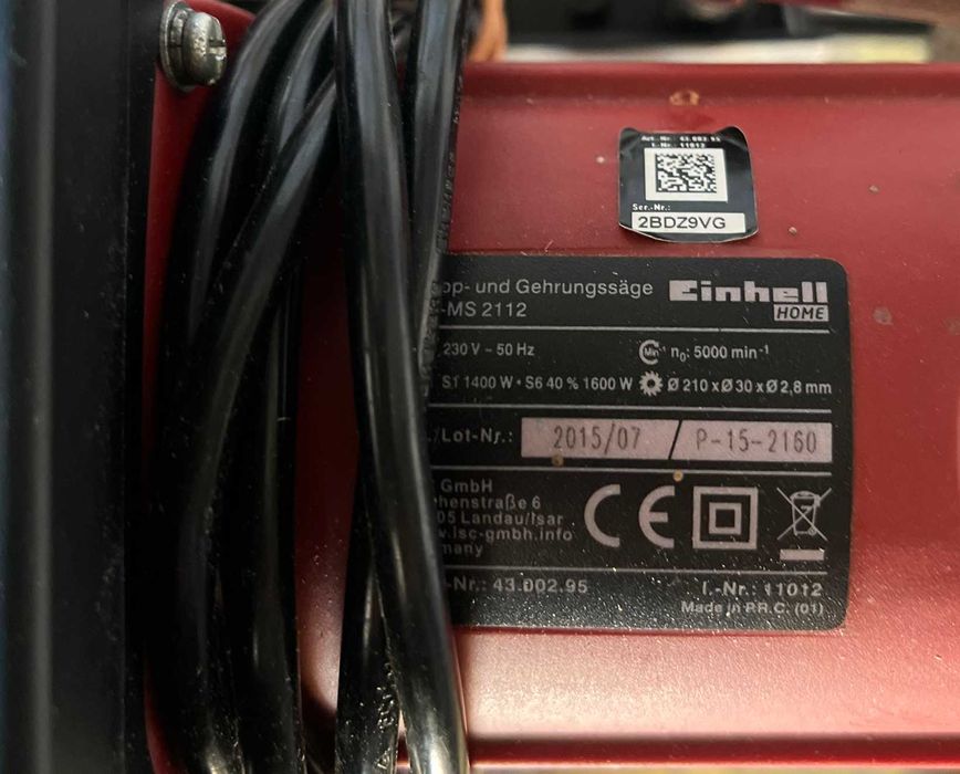 Ferramentas elétricas BOSCH e EINHELL uso esporádico, só bricolage