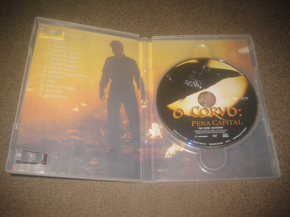 DVD "O Corvo: Pena Capital" com Kirsten Dunst64751028549763122