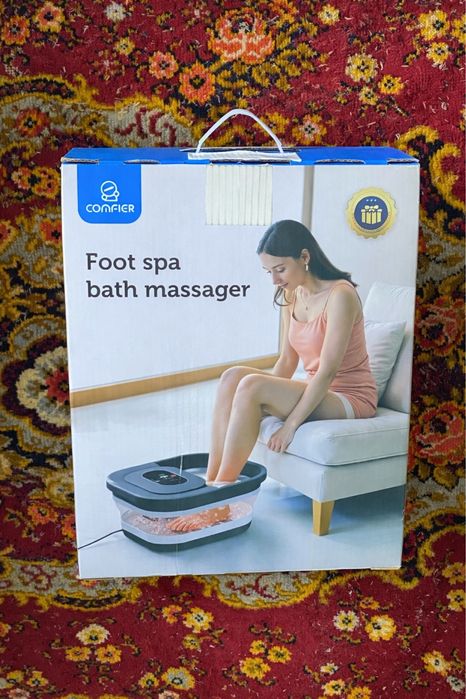 Ванночка для ніг COMFIER з підігрівом масажна складана