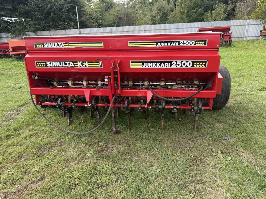 Сівалка зернова дискова причіпна 2.5м SIMULTA JUNKKARI 2500 Каток (сз)