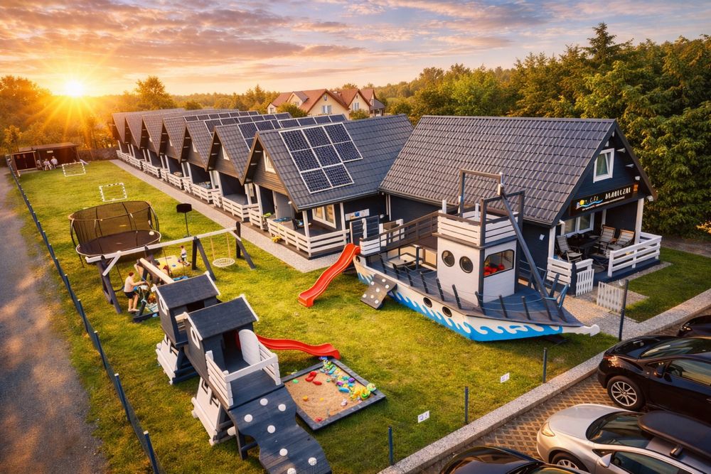 Domki nad morzem dla rodzin z dziećmi Wicie blisko plaży blisko  morza