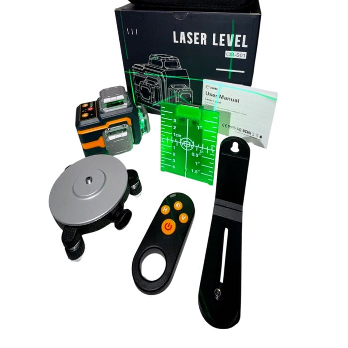 Cigman Pack Nivel + Medidor Laser Verde 120 mt