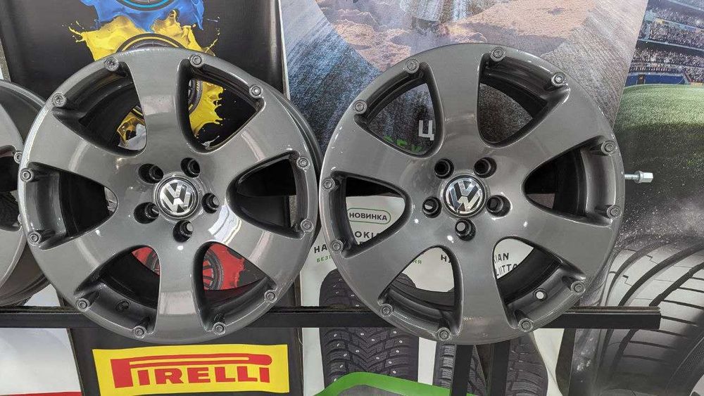 Диски VW Tiguan 5/112 R17 6.5J ET42 / 8J ET37 dia57.1mm Різноширокі