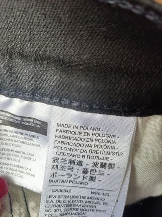 Dżinsy czarne Levi's