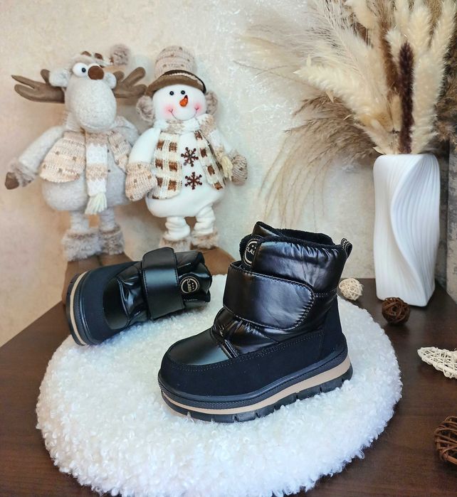 Зимові чоботи дутіки черевики Томм 27 28 29 30 31 32 33 для дівчинки