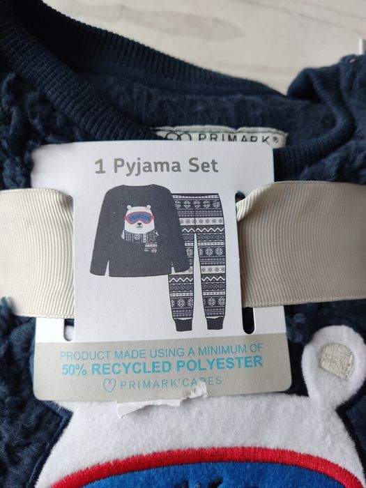 Тепла піжама для хлопчика Primark 110,116,122,128р