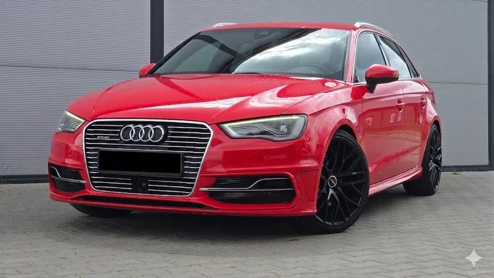 Audi A3 Sportback A3 E-Tron 2015r Alu19 Navi RadarACC Plug-in ŁADNA!