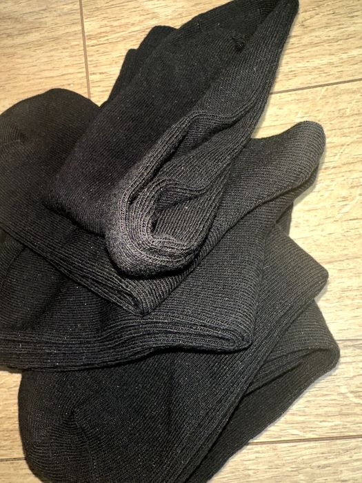 Skarpety czarne gładkie nowe 37-42