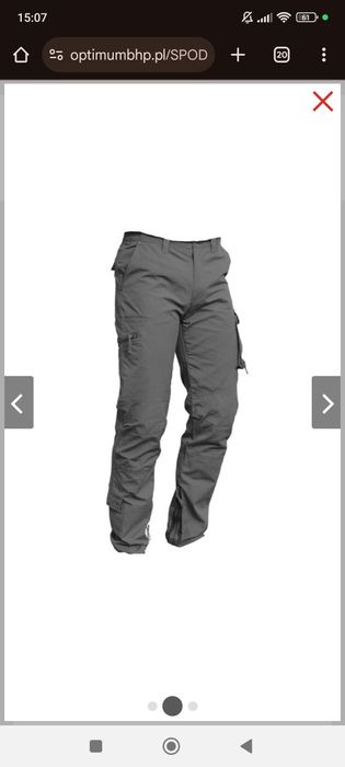 SPODNIE RAPTOR bojówki r.M nowe