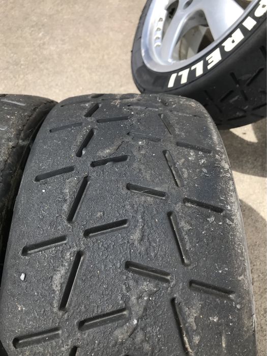 2x Pneus Rally Semi-slicks 17 Pirelli muito bom estado