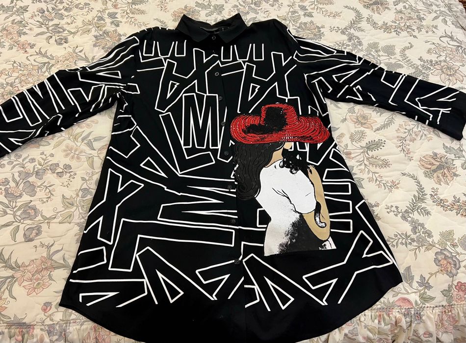 Яскрава туніка- сорочка ХХХL