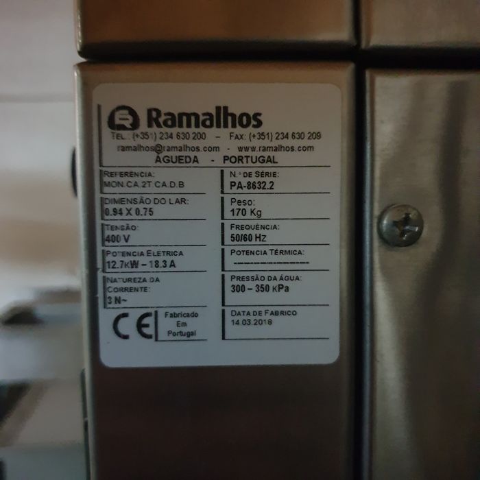 Laminador e forno Ramalhos