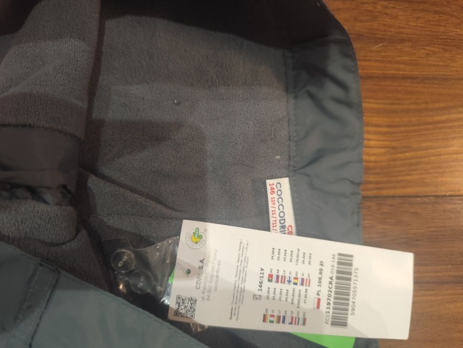 Nowe spodnie zimowe r. 146 coccodrillo