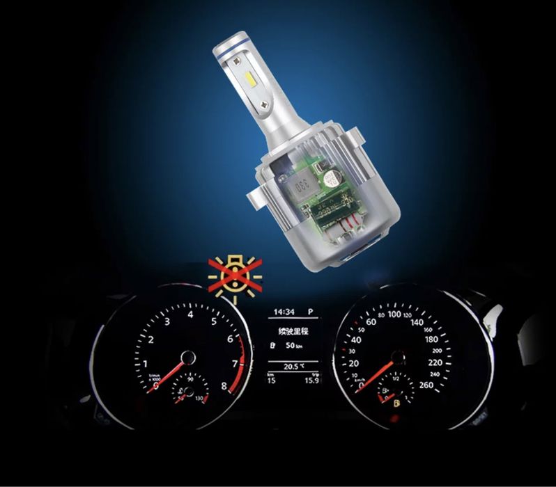 Kit led h7 golf 6 golf 7 e outros 80w