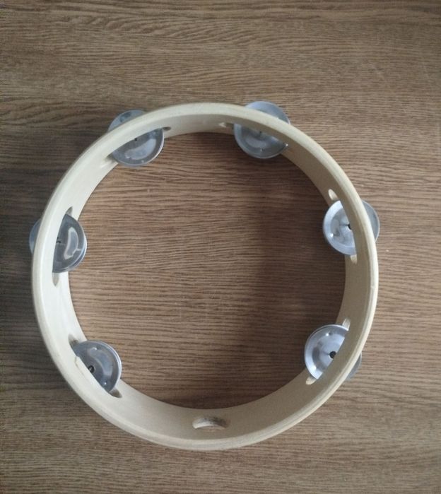 Pandeireta de madeira