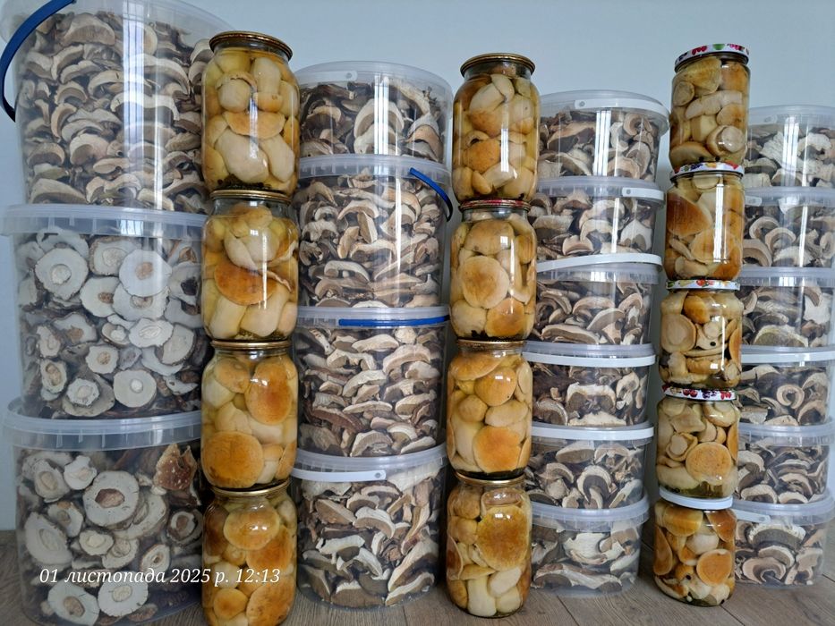 Білі гриби сушені з Карпат! 3л відерце