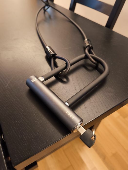 Cadeado D500 / U500 + correia de segurança / cadeado complementar