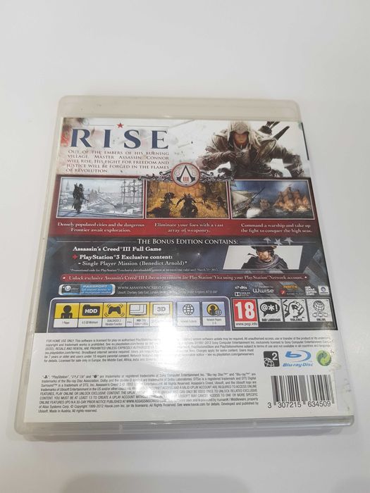 Assassin's Creed III PS3 Sklep Iława