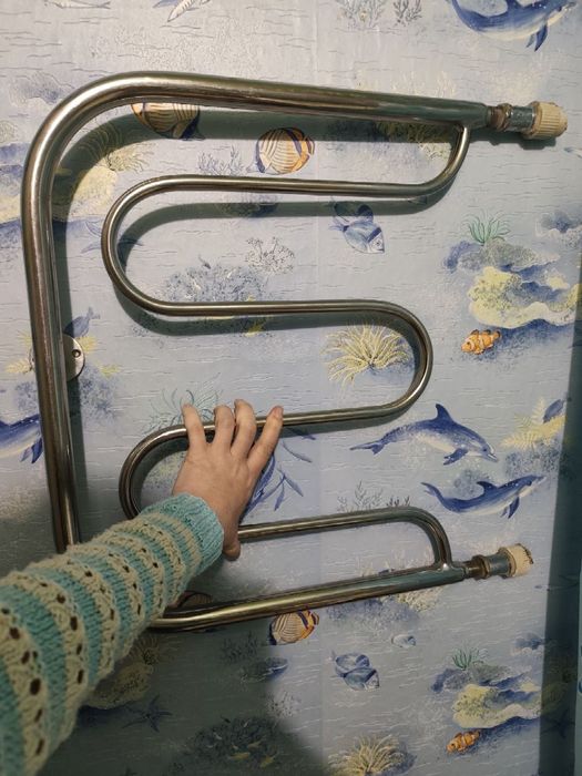 Нержавеющий полотенцесушитель  нержавейка водяной сушилка сушка